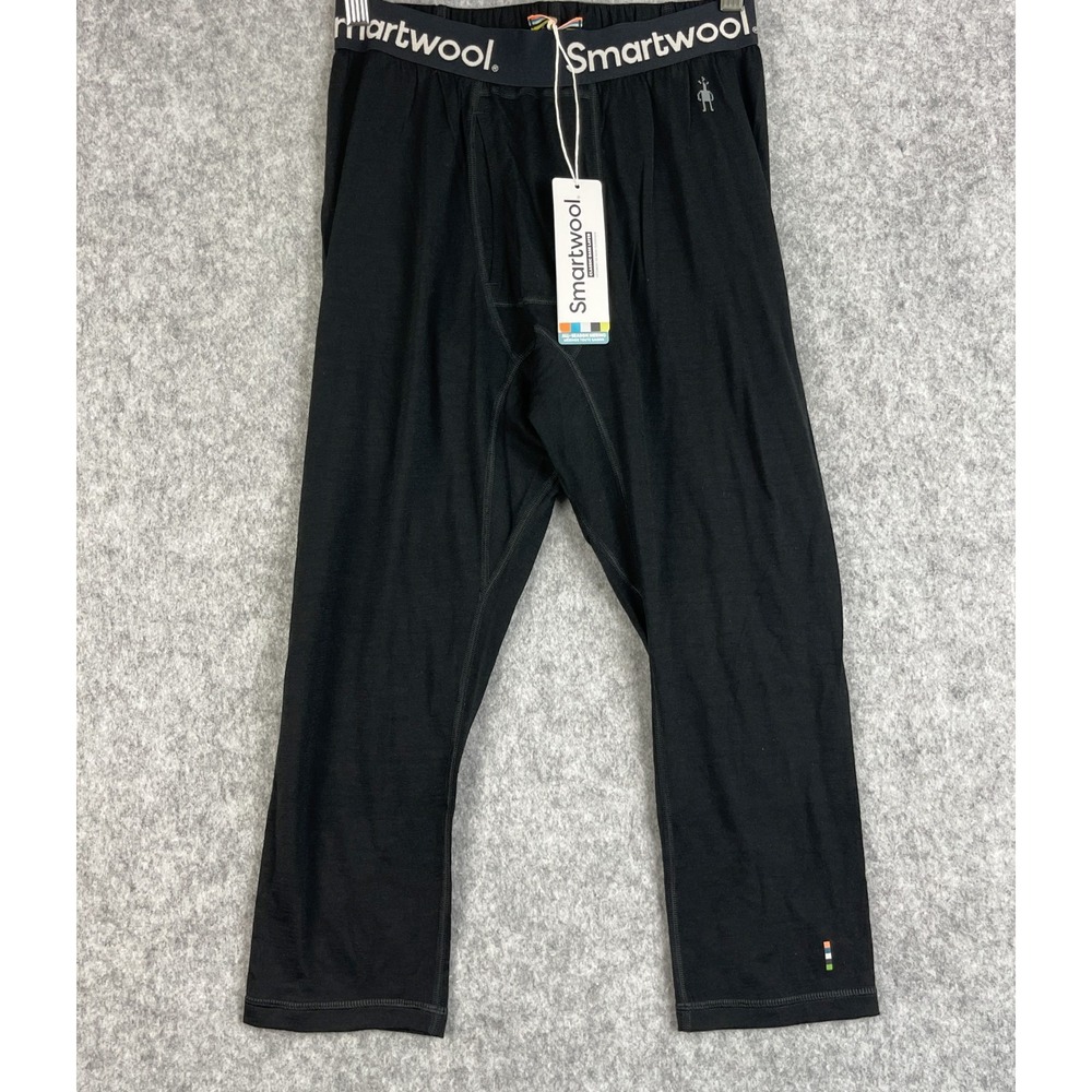 Smartwool Mens Classic All-Season Merino Base Layer 3/4 Bottom Black Small NWT